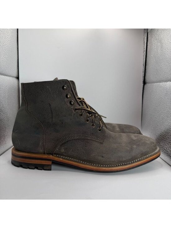 Portugal Other - Parkhurst Mens Lace-Up Leather Kudu Boots Vibram Sole Size 12.5 Made In Portugal